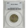 Image 3 : 1837 25C MS62 PCGS. B-2, R.1. A deeply toned Mint Stat