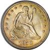 Image 1 : 1858 25C MS65 PCGS. The vivid lemon-gold, peach, and o