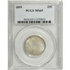 Image 3 : 1895 25C MS65 PCGS. This satiny dove-gray Gem has well