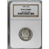 Image 1 : 1894 25C PR65 Cameo NGC. Moderately reflective beneath