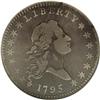 Image 1 : 1795 50C 3 Leaves--Cleaned--ANACS. Fine 12 Details. O-