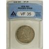 Image 1 : 1836 50C Reeded Edge VF35 ANACS. A well-defined Choice