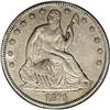 Image 1 : 1873-CC 50C No Arrows AU50 ANACS. The Carson City Mint