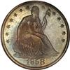 Image 1 : 1858 50C PR65 NGC. 1858 was the first year that proofs