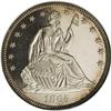 Image 1 : 1865 50C PR66 Cameo NGC. Few of the 500 proof half dol