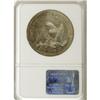 Image 2 : 1841 S$1 AU58 NGC. Light silver-gray surfaces exhibit