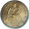 Image 1 : 1868 S$1 PR64 ANACS. This proof has the expected sharp