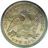 Image 2 : 1868 S$1 PR64 ANACS. This proof has the expected sharp