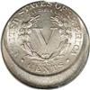 Image 2 : 1893 5C Liberty Nickel--Struck 15% Off Center--MS64 PC