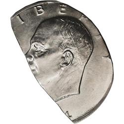1974-D $1 Eisenhower Dollar--Struck on 9.5 gram Scrap