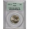 Image 1 : 1935-D 25C MS66 PCGS. Gently dappled violet, sea-green