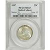 Image 1 : 1937 25C MS67 PCGS. Ex: Stella Colbert. Softly lustrou