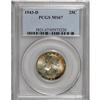 Image 1 : 1943-D 25C MS67 PCGS. Vivid russet-orange patina grace