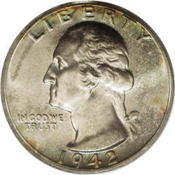 1942 25C PR68 PCGS. This originally preserved Superb G