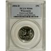 Image 1 : 2004-D 25C Wisconsin Extra Leaf High MS66 PCGS. Highly