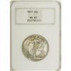Image 1 : 1917 50C MS65 NGC. Whispers of tan-gold color visit ra