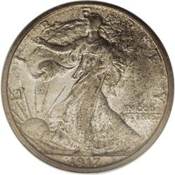 1917-D 50C Reverse MS64 PCGS. This frosty example is a