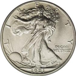 1921-D 50C MS63 PCGS. Many collectors actively pursue