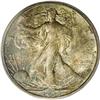 Image 1 : 1933-S 50C MS67 PCGS. Variegated ocean-blue and golden