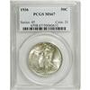 Image 1 : 1936 50C MS67 PCGS. This highly lustrous Superb Gem ha