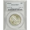 Image 3 : 1936-D 50C MS67 PCGS. Light olive-gold toning enriches