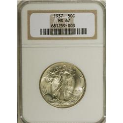1937 50C MS67 NGC. Solidly struck, particularly on the