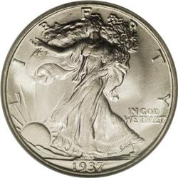 1937-S 50C MS67 NGC. NGC has only certified nine examp