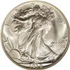 Image 1 : 1938 50C MS67 NGC. This Walking Liberty half dollar is