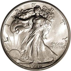 1938 50C MS67 PCGS. This nearly brilliant Superb Gem h