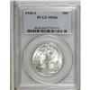 Image 1 : 1940-S 50C MS66 PCGS. This stone-white Premium Gem has