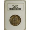Image 1 : 1941-D 50C MS67 NGC. Softly lustrous beneath rich pati