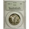 Image 1 : 1942-S 50C MS66 PCGS. The head of Liberty is complete,
