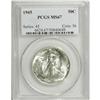 Image 1 : 1945 50C MS67 PCGS. This well struck Superb Gem is pra