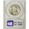 Image 4 : 1946 50C MS67 PCGS. Delicate honey-gold and sky-blue t