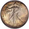 Image 1 : 1947 50C MS67 PCGS. Gorgeously patinated in bands of f