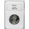 Image 1 : 1938 50C PR66 NGC. Hazy olive-gold and gray patina cov