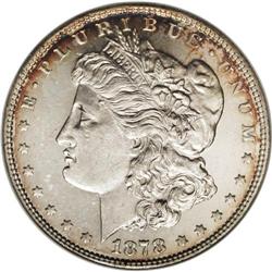 1878 7/8TF S$1 Weak MS64 Deep Mirror Prooflike ANACS.
