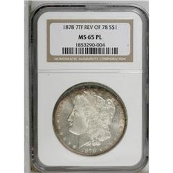 1878 7TF S$1 Reverse of 1878 MS65 Prooflike NGC. A rin