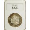 Image 1 : 1879 S$1 MS64 Deep Mirror Prooflike NGC. A magnificent