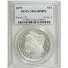 Image 1 : 1879 S$1 MS64 Deep Mirror Prooflike PCGS. This highly