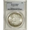 Image 3 : 1879-CC S$1 Capped Die MS61 PCGS. VAM-3. A Top 100 Var
