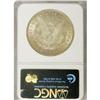Image 2 : 1880-CC S$1 MS64 NGC. Dusky pearl-gray and apricot ced
