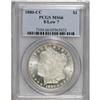 Image 2 : 1880-CC S$1 8 Over Low 7 MS66 PCGS. VAM-6. A Top 100 V