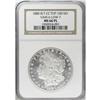 Image 3 : 1880-CC S$1 8 Over Low 7 MS66 Prooflike NGC. VAM-6. A