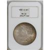 Image 1 : 1880-O S$1 MS64 NGC. Oval O. Rich golden-brown and pow
