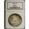 Image 1 : 1880-S S$1 MS67 NGC. Sharply struck with reflective fi