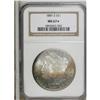 Image 1 : 1881-S S$1 MS67 S NGC. An attractive Superb Gem that