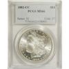 Image 1 : 1882-CC S$1 MS66 PCGS. A hint of frost graces the soli