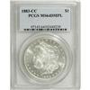 Image 1 : 1883-CC S$1 MS64 Deep Mirror Prooflike PCGS. Untoned a