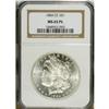 Image 1 : 1884-CC S$1 MS65 Prooflike NGC. This highly lustrous G
